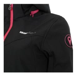 Blouson Softshell Femme AMALON Noir/fuchsia 7 Blouson Softshell Femme AMALON Noir/fuchsia -Vêtements d'hiver - maintenant ! Blouson softshell femme AMALON noir fushia Degre Celsius 1