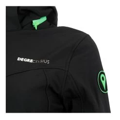 Blouson Softshell Femme AMALON Noir/vert 7 Blouson Softshell Femme AMALON Noir/vert -Vêtements d'hiver - maintenant ! Blouson softshell femme AMALON noir vert Degre Celsius 2