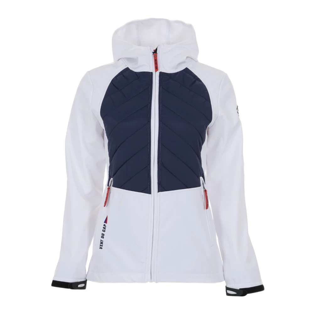 Blouson Softshell Femme APVER Blanc 1 Blouson Softshell Femme APVER Blanc