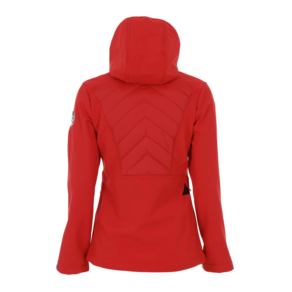 Blouson Softshell Femme APVER Rouge 2 Blouson Softshell Femme APVER Rouge – Image 2