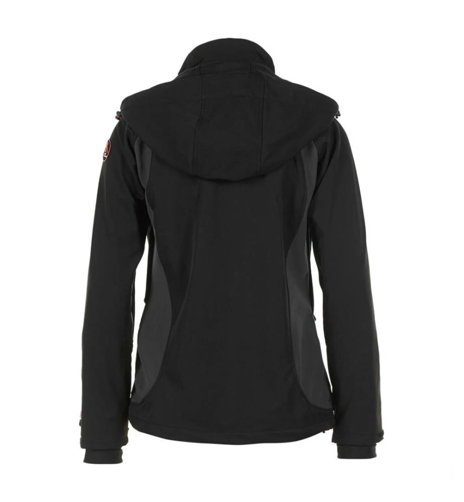 Blouson Softshell Femme AVYBA Noir/gris 2 Blouson Softshell Femme AVYBA Noir/gris – Image 2