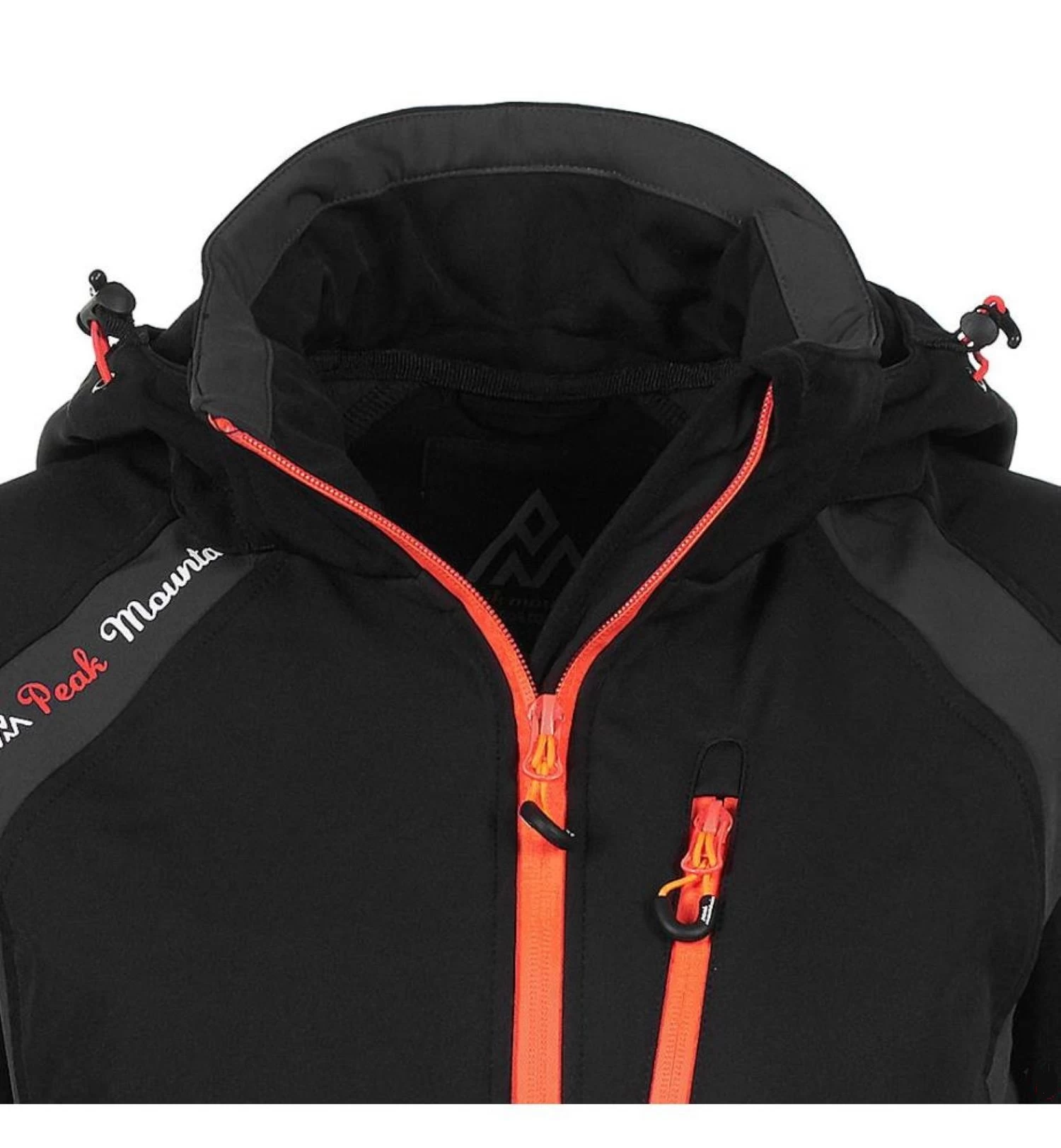 Blouson Softshell Femme AVYBA Noir/gris 4 Blouson Softshell Femme AVYBA Noir/gris – Image 4