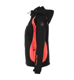 Blouson Softshell Femme AVYBA Noir/corail 6 Blouson Softshell Femme AVYBA Noir/corail -Vêtements d'hiver - maintenant ! Blouson softshell femme AVYBA noir rouge BLO AVYBA ZI 1