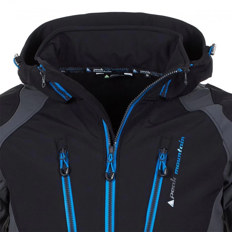 Blouson Softshell Homme CABILO Noir 4 Blouson Softshell Homme CABILO Noir – Image 4