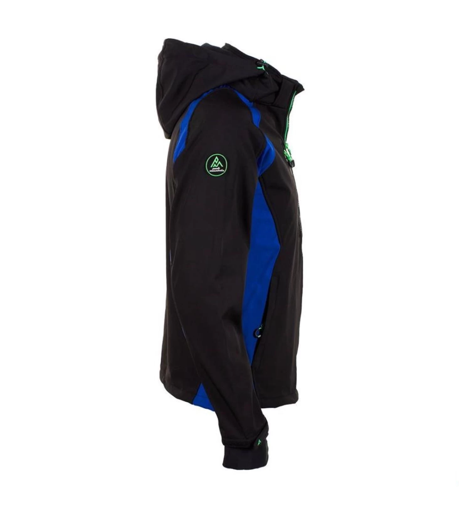 Blouson Softshell Homme CABILONE Noir/bleu 3 Blouson Softshell Homme CABILONE Noir/bleu – Image 3