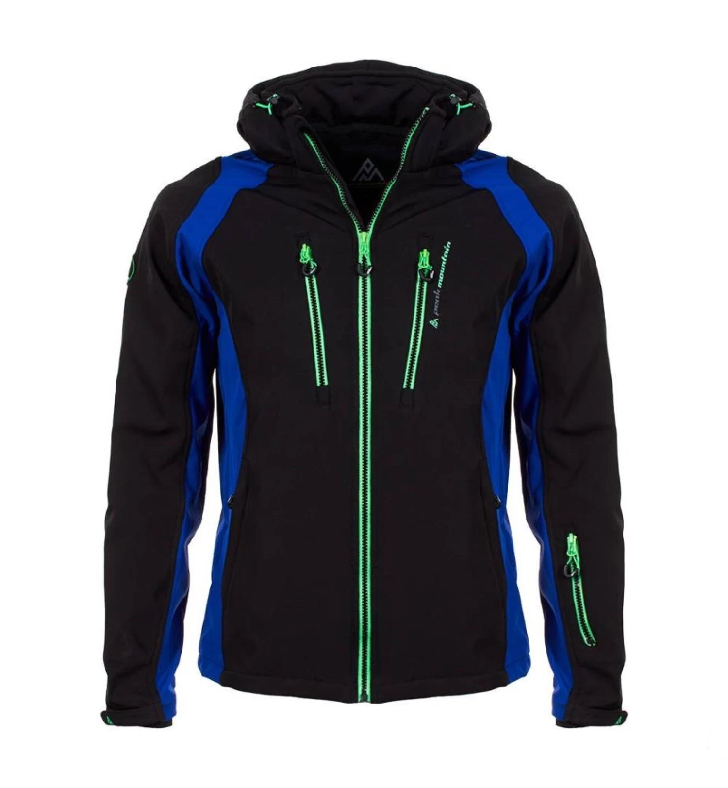 Blouson Softshell Homme CABILONE Noir/bleu 1 Blouson Softshell Homme CABILONE Noir/bleu