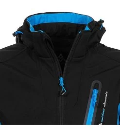 Blouson Softshell Homme CAVYBA Noir/bleu 7 Blouson Softshell Homme CAVYBA Noir/bleu -Vêtements d'hiver - maintenant ! Blouson softshell homme CAVYBA noir bleu BLO CAVYBA ZI 3 1