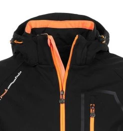 Blouson Softshell Homme CIMALEAK Noir/orange -Vêtements d'hiver - maintenant ! Blouson softshell homme CIMALEAK noir orange BLO CIMALEA 7