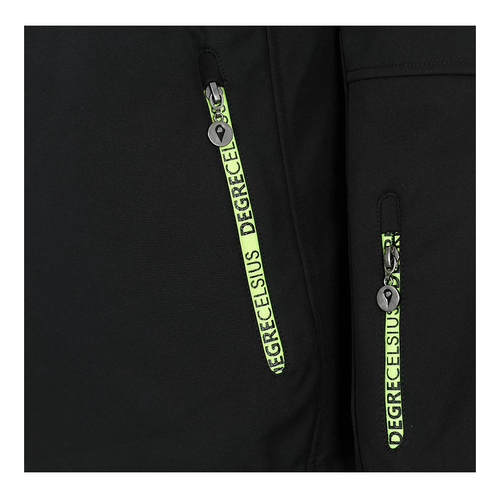 Blouson Softshell Homme CIMALON/ Noir/jaune 4 Blouson Softshell Homme CIMALON/ Noir/jaune – Image 4