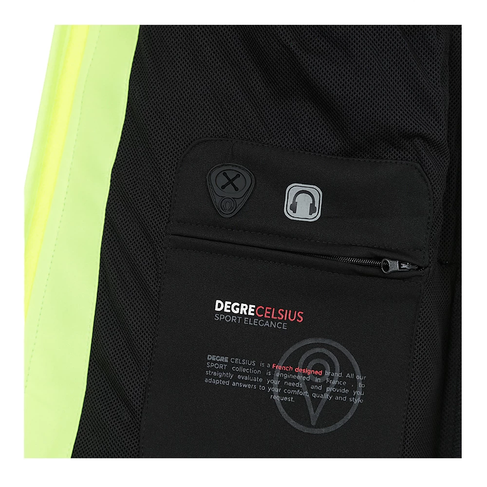 Blouson Softshell Homme CIMALON/ Noir/jaune 6 Blouson Softshell Homme CIMALON/ Noir/jaune – Image 6