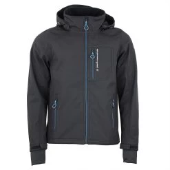 Blouson Softshell Homme CAFORAIN Noir/bleu