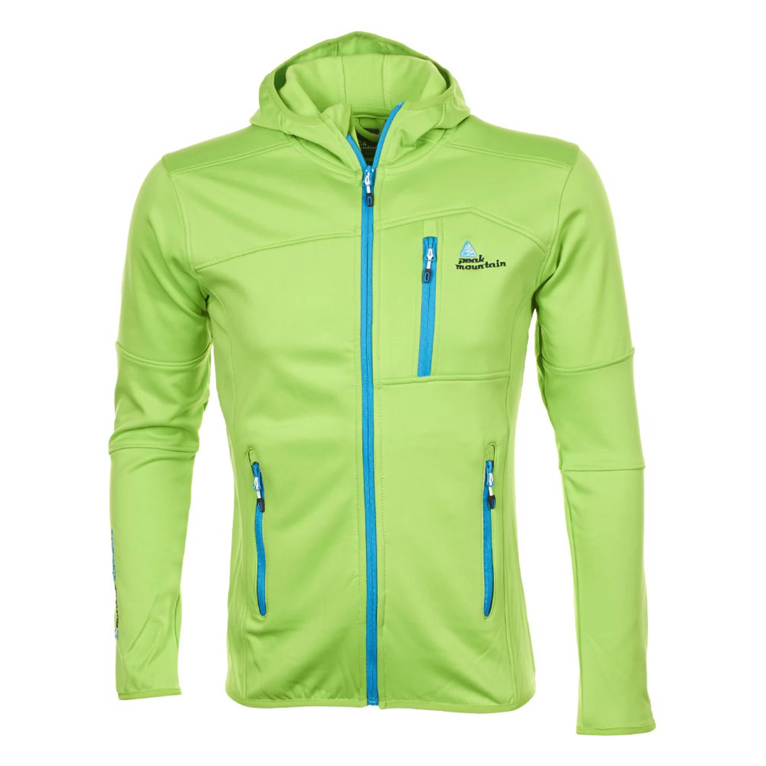 Blouson Polar Shell CAMPUS Vert/bleu 1 Blouson Polar Shell CAMPUS Vert/bleu