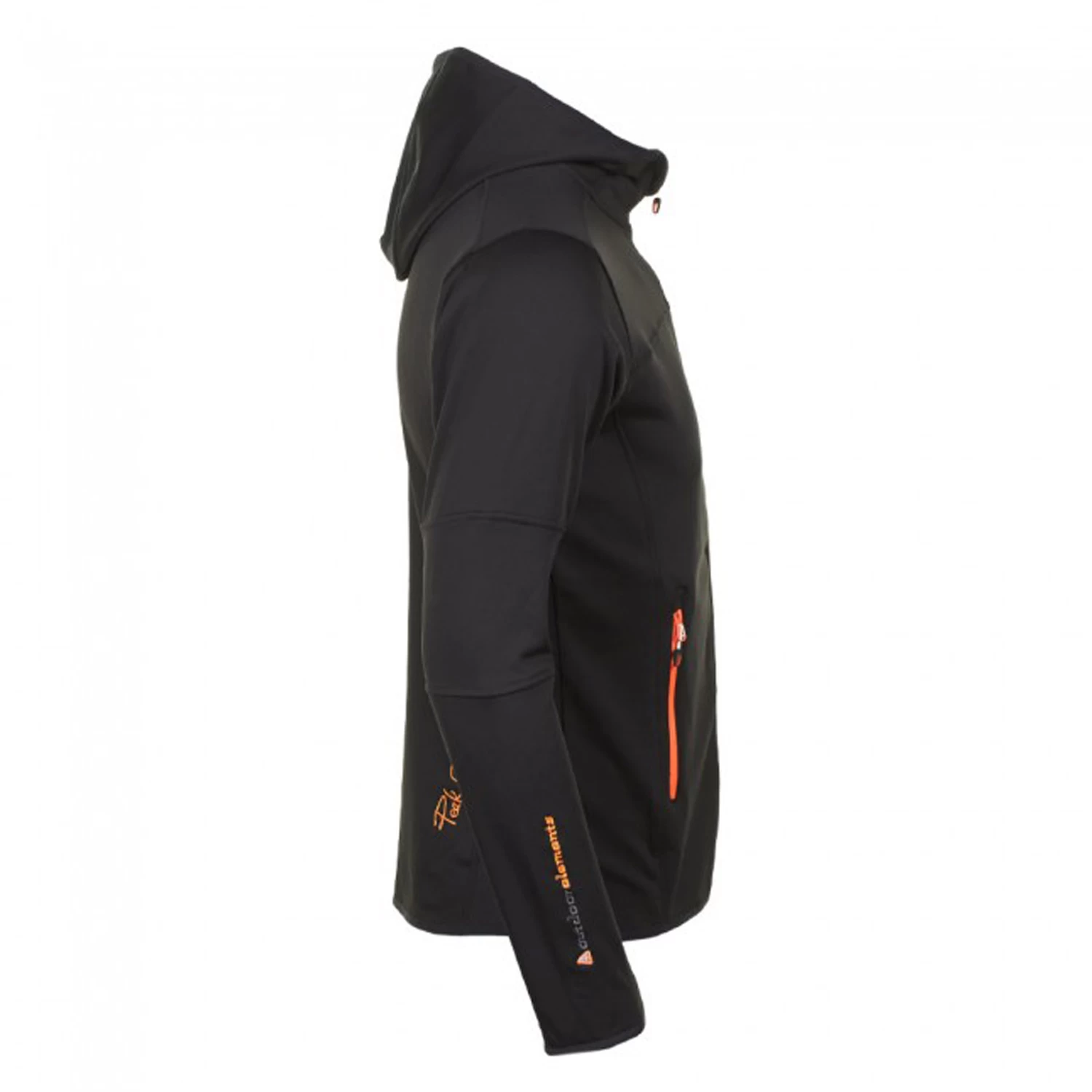 Blouson Polar Shell CAMPUS Noir/orange 3 Blouson Polar Shell CAMPUS Noir/orange – Image 3