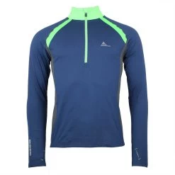 T-shirt ML 1re Peau Homme CANKORA Marine Chine / Vert