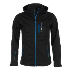 Blouson Softshell CANNE Noir/bleu