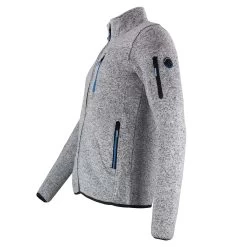 Blouson Polaire Homme CEMAILLON Gris -Vêtements d'hiver - maintenant ! CEMAILLON YU GRIS CLAIR CHINE PROFIL 1500