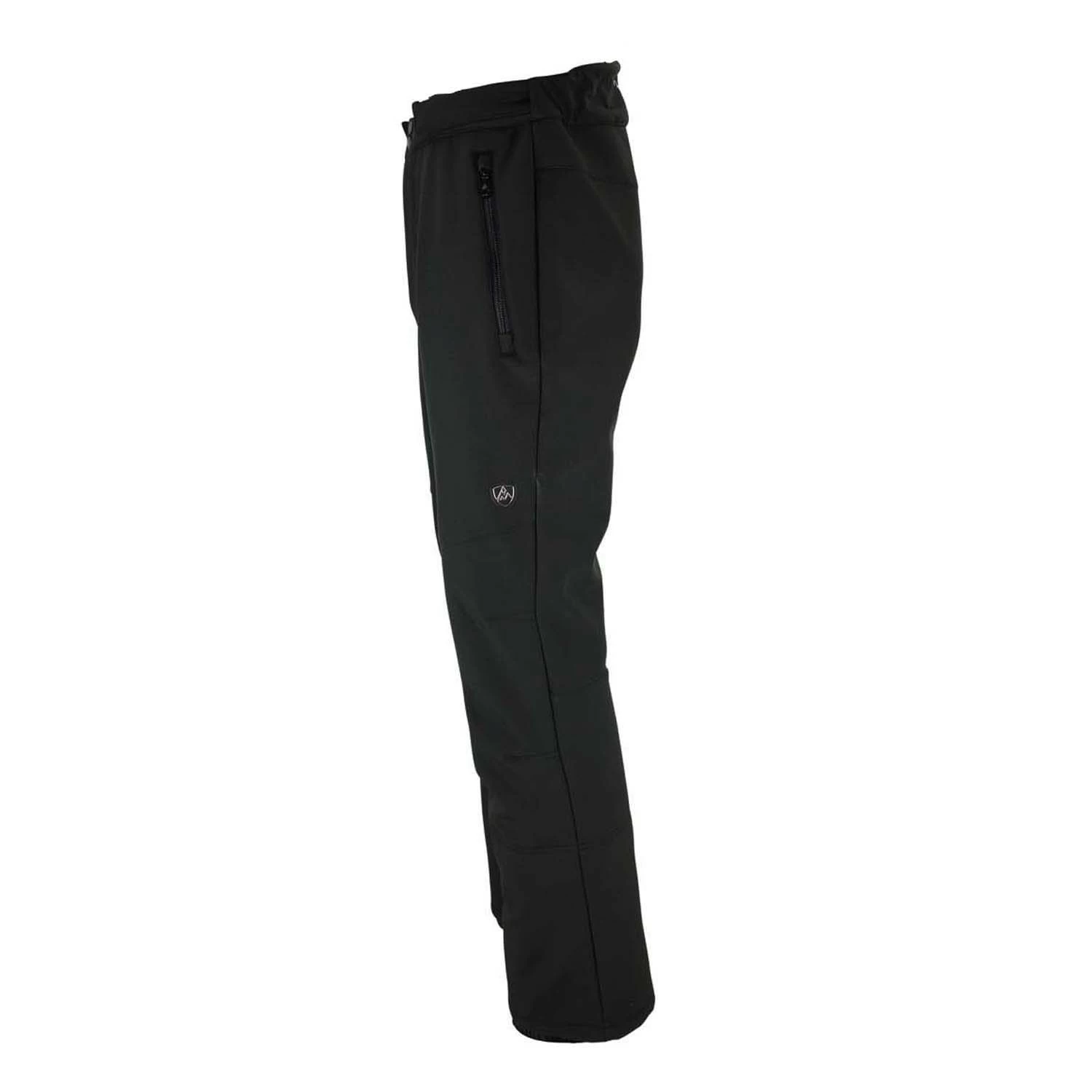 Pantalon De Ski Softshell Homme CEPTAN Noir 3 Pantalon De Ski Softshell Homme CEPTAN Noir – Image 3