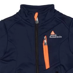 Blouson/Sweat Polarshell ECLIMATE38 Marine -Vêtements d'hiver - maintenant ! CLIMATE XJ A 2xMARINE2 1 1