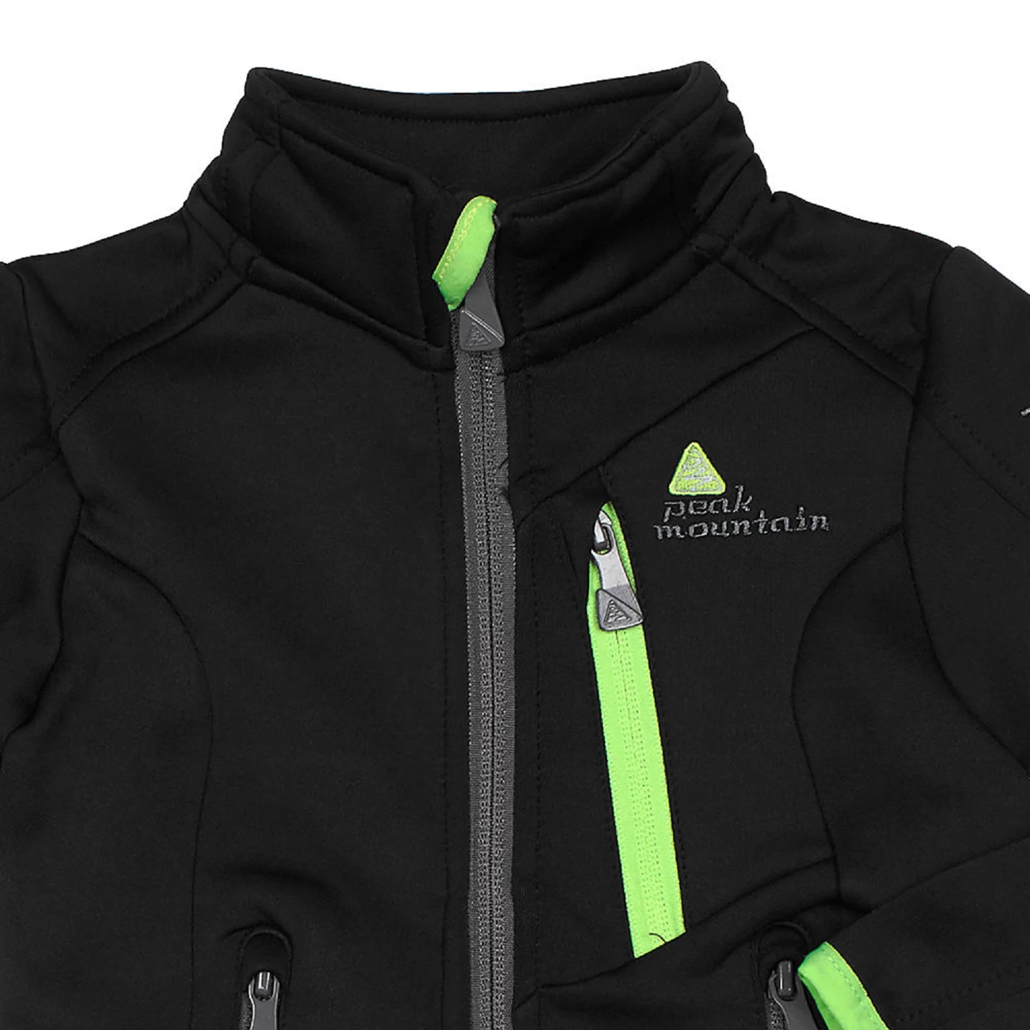 Blouson/Sweat Polarshell ECLIMATE38 Noir 3 Blouson/Sweat Polarshell ECLIMATE38 Noir – Image 3