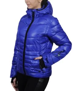Doudoune De Ski Femme ALPINE Bleu -Vêtements d'hiver - maintenant ! Doudoune de ski ALPINE bleu DOU ALPINE 1 1