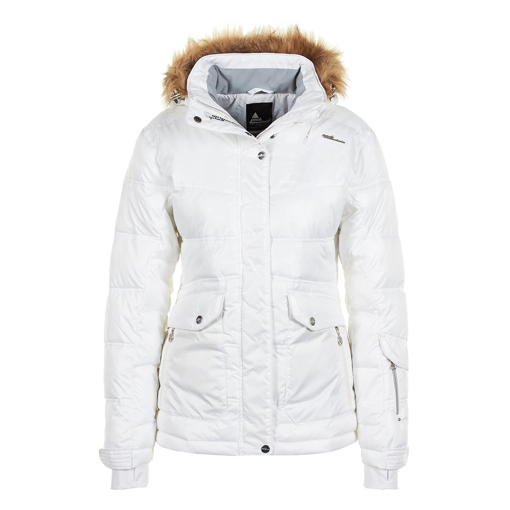 Doudoune De Ski Femme ALESA Blanc 1 Doudoune De Ski Femme ALESA Blanc
