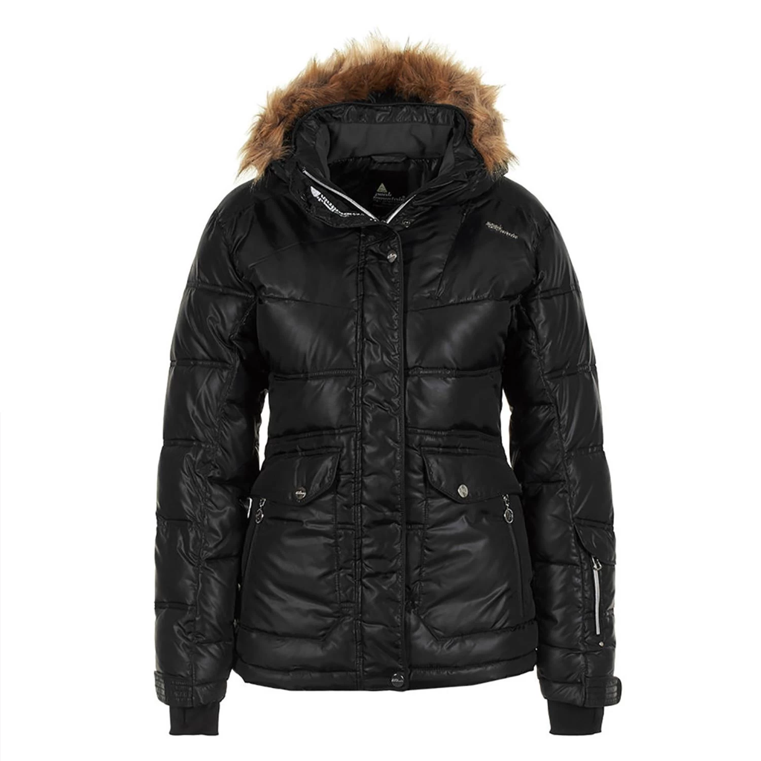 Doudoune De Ski Femme ALESA Noir 1 Doudoune De Ski Femme ALESA Noir