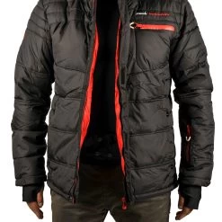 Doudoune De Ski Homme CAIROP Noir -Vêtements d'hiver - maintenant ! Doudoune de ski homme CAIROP noir DOU CAIROP