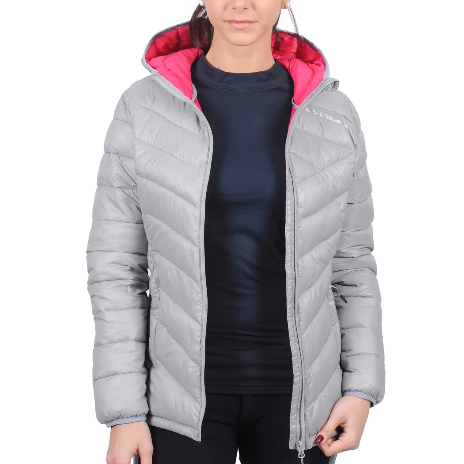 Doudoune Legère Fille GANSEO Gris 4 Doudoune Legère Fille GANSEO Gris – Image 4