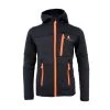 Blouson Polar Shell ECAMPUS 1016 Noir/Orange