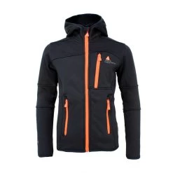 Blouson Polar Shell ECAMPUS 1016 Noir/Orange