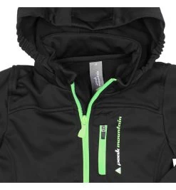Blouson Softshell ECANNE38 Noir/vert -Vêtements d'hiver - maintenant ! ECANNE 1 NOIR VERT DETAIL 1