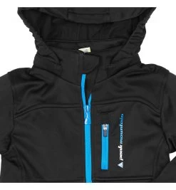 Blouson Softshell ECANNE38 Noir/bleu -Vêtements d'hiver - maintenant ! ECANNE 3 8 10 16 WH 1 NOIR BLEU DETAIL