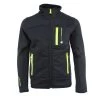 Blouson Polar Shell ECANTON1016 Noir/Jaune