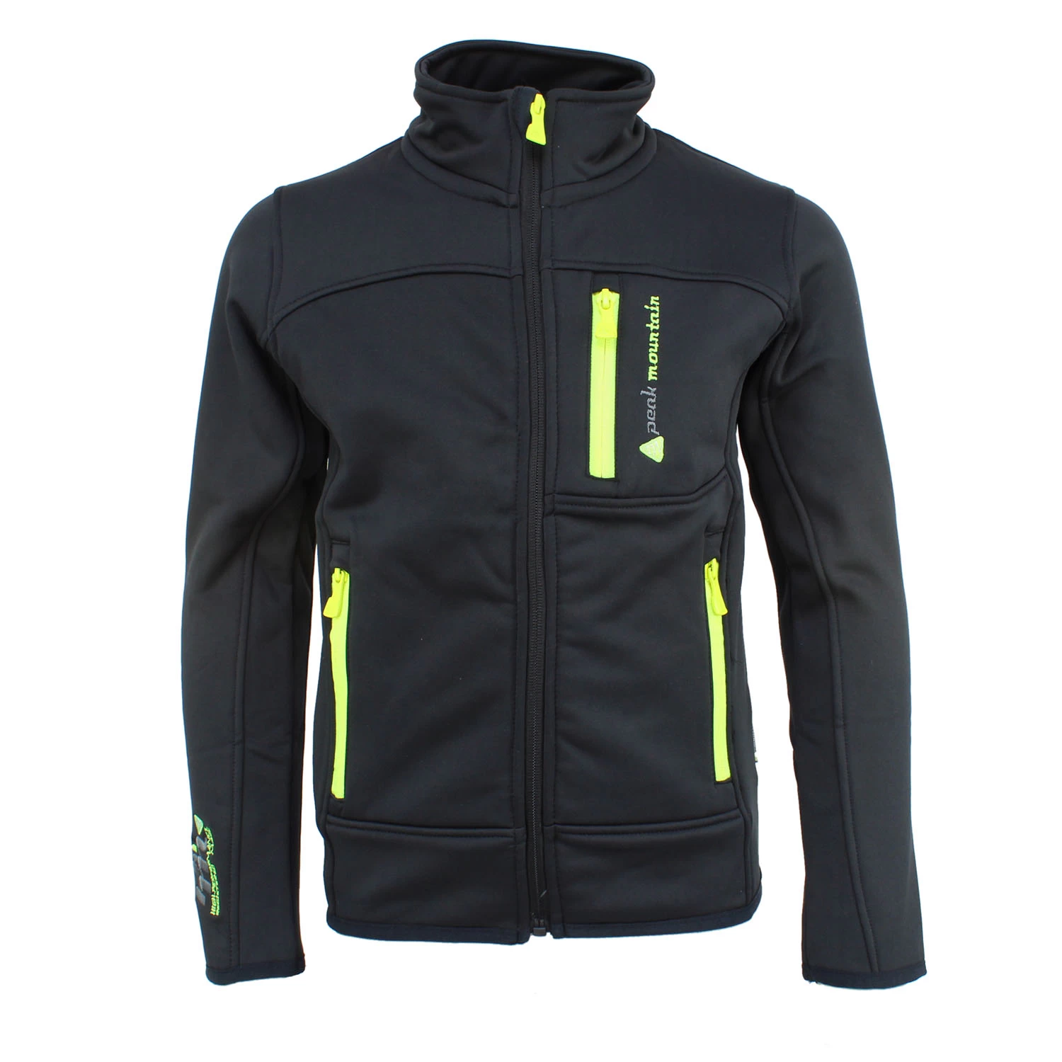 Blouson Polar Shell ECANTON1016 Noir/Jaune 1 Blouson Polar Shell ECANTON1016 Noir/Jaune