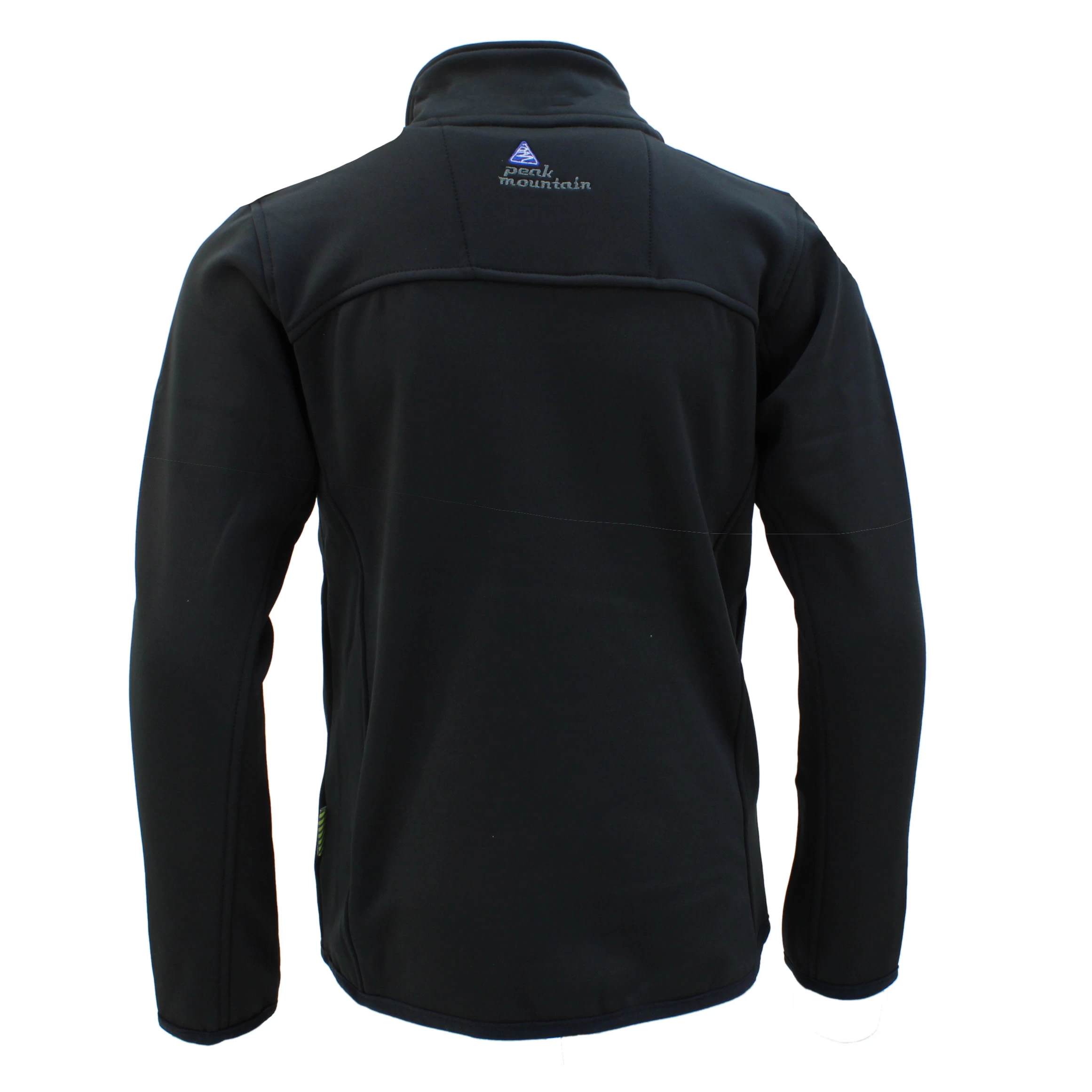 Blouson Polar Shell ECANTON1016 Noir/bleu 2 Blouson Polar Shell ECANTON1016 Noir/bleu – Image 2