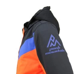 Ensemble De Ski Garçon EFLIGHT38 Orange/bleu/noir -Vêtements d'hiver - maintenant ! EFLIGHT UN ORANGE BLEU ROYAL BLOUSON DETAIL