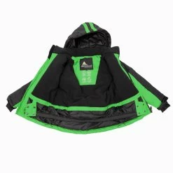 Blouson De Ski Garçon EGEE414 Vert 7 Blouson De Ski Garçon EGEE414 Vert -Vêtements d'hiver - maintenant ! EGEE 4 14 XG V VERT PROFIL 1