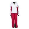 Ensemble De Ski Femme AULINE Blanc/framboise