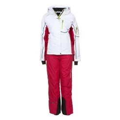 Ensemble De Ski Femme AULINE Blanc/framboise