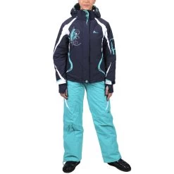 Ensemble De Ski Femme AGYSS Noir/turquoise
