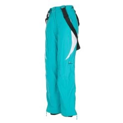 Ensemble De Ski Femme AGYSS Noir/turquoise -Vêtements d'hiver - maintenant ! ESK AGYSS DS VERT CELADON CARBONE PANTALON PROFIL 1