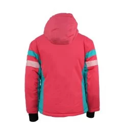 Ensemble De Ski Fille FANCEL Rose/turquoise -Vêtements d'hiver - maintenant ! ESK FANCEL UN ROSE BLEU BLOUSON DOS