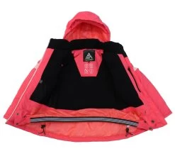 Ensemble De Ski Fille FANCEL Rose/turquoise -Vêtements d'hiver - maintenant ! ESK FANCEL UN ROSE BLEU FACE 2 BLOUSON INTERIEUR