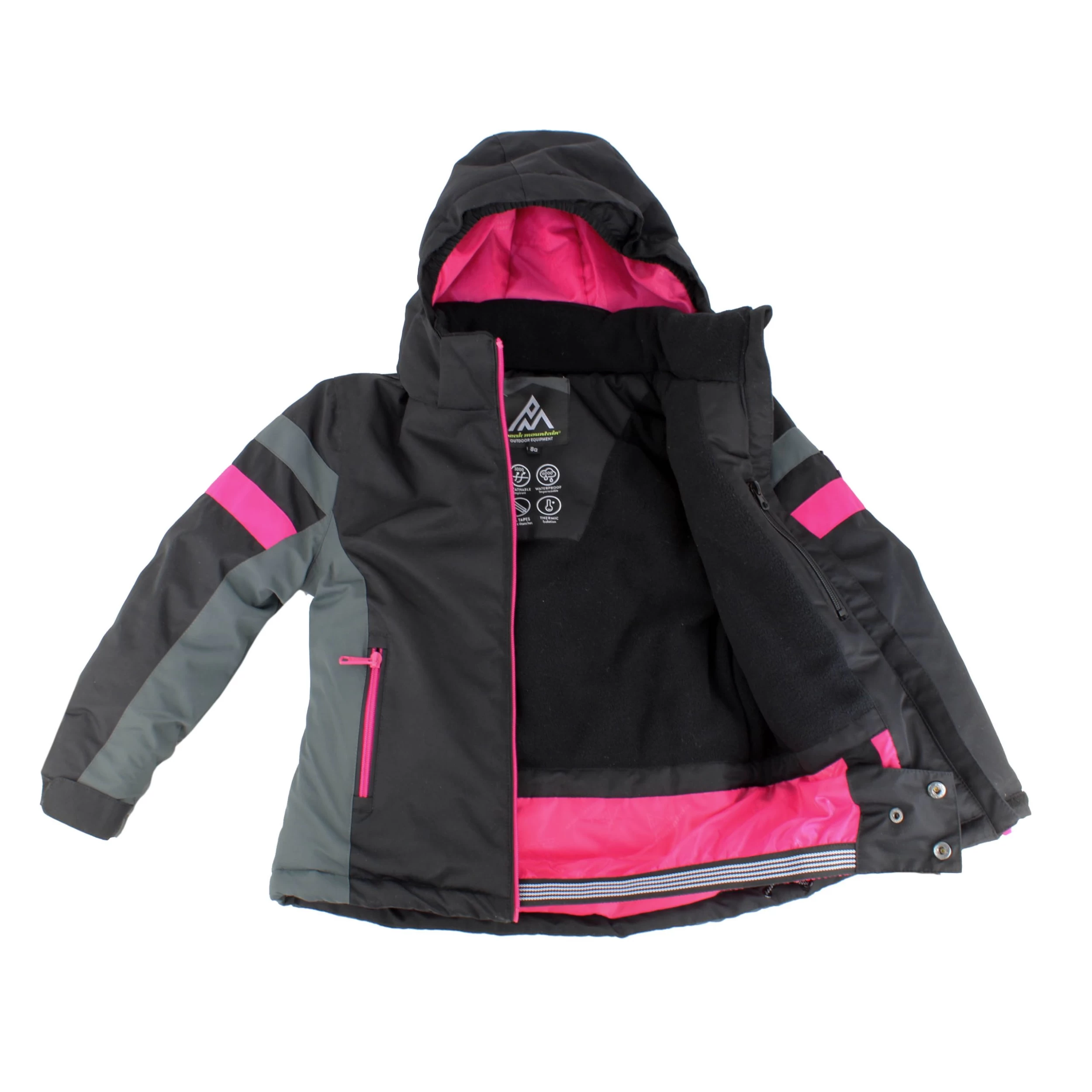 Ensemble De Ski Fille FANCEL Noir/fushia 6 Ensemble De Ski Fille FANCEL Noir/fushia – Image 6