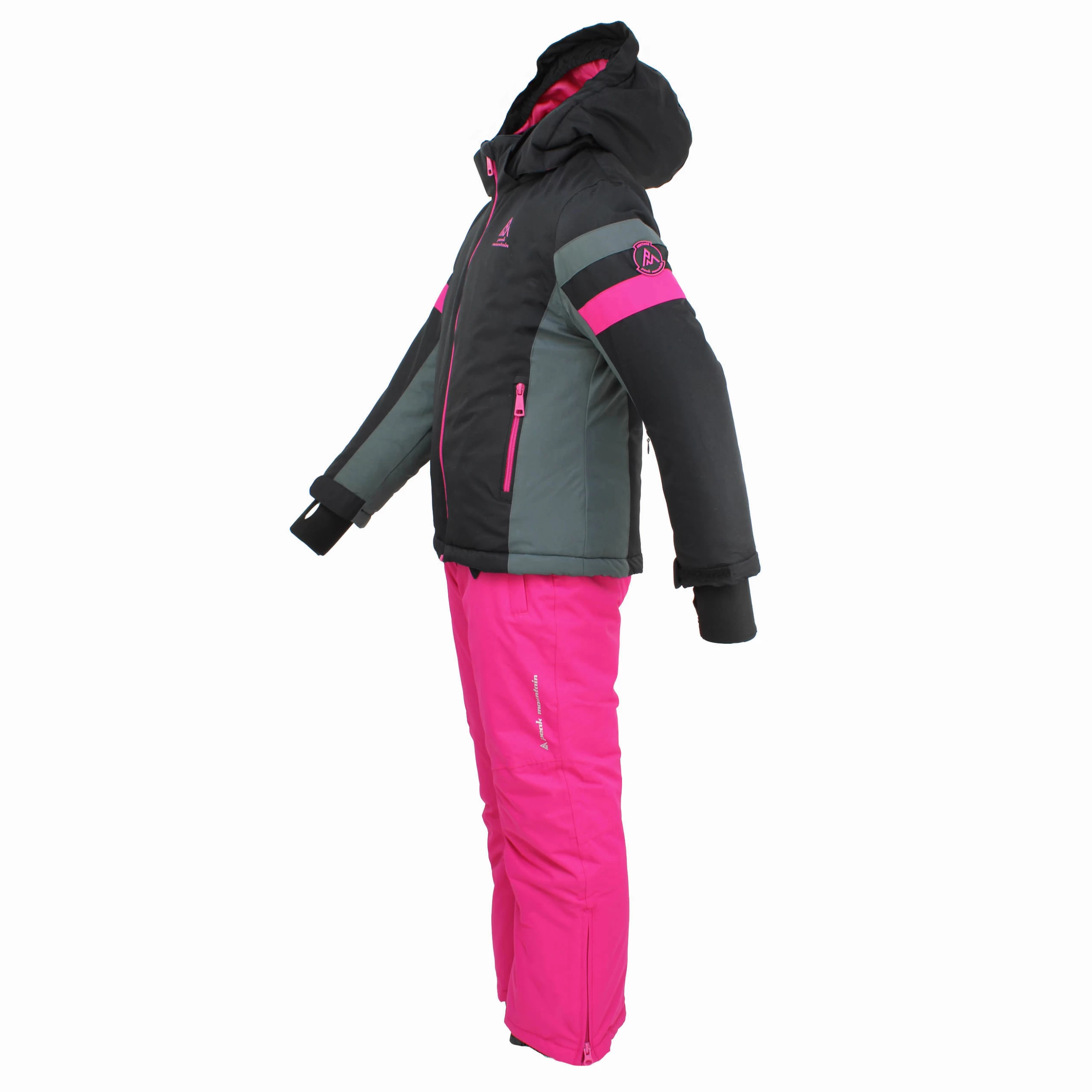 Ensemble De Ski Fille FANCEL Noir/fushia 3 Ensemble De Ski Fille FANCEL Noir/fushia – Image 3