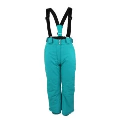 Ensemble De Ski Fille FANCEL Rose/turquoise -Vêtements d'hiver - maintenant ! ESK FANCEL UN TURQUOISE ROSE CALYPSO PANTALON FACE