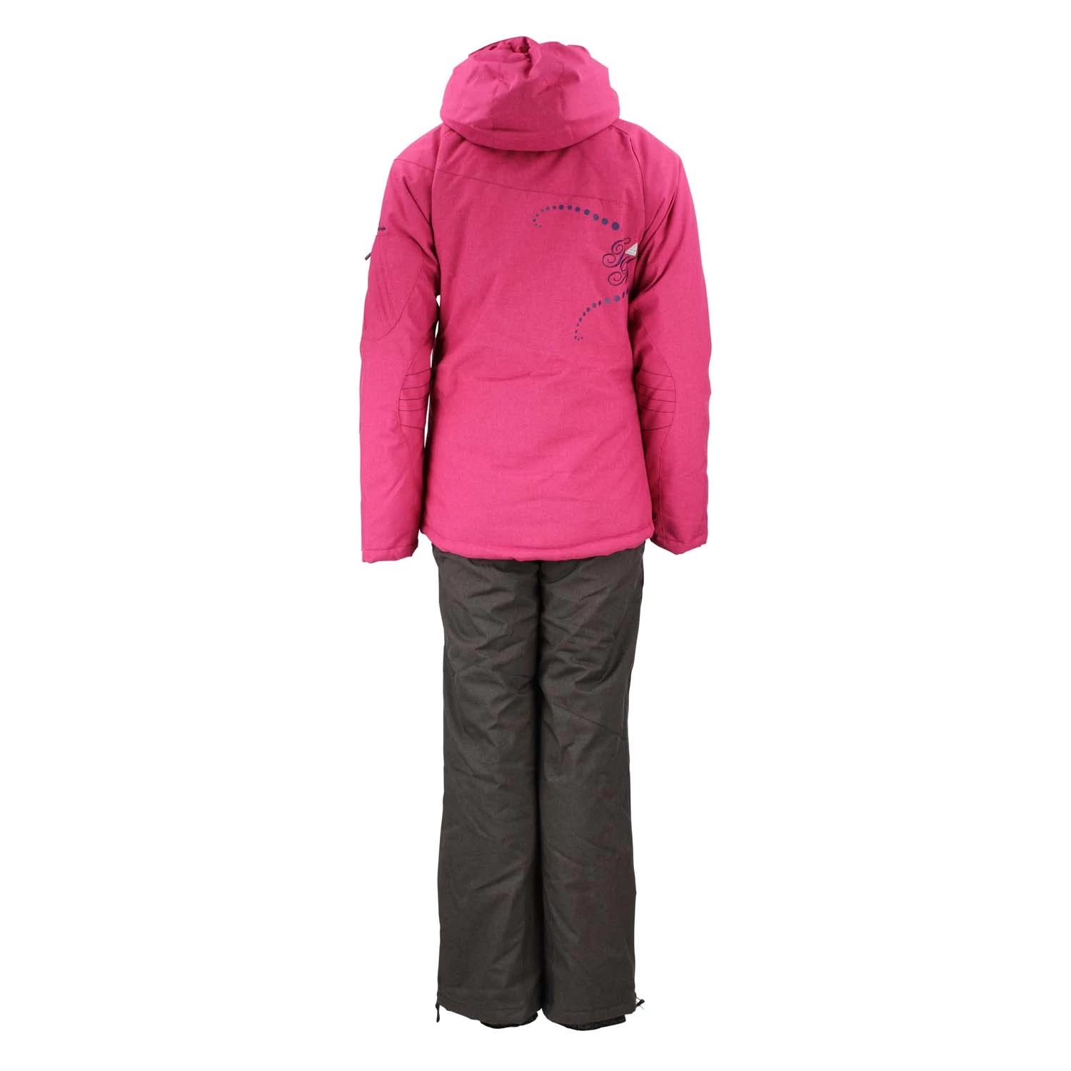 Ensemble De Ski Fille GAZLY Fuchsia/marron 2 Ensemble De Ski Fille GAZLY Fuchsia/marron – Image 2