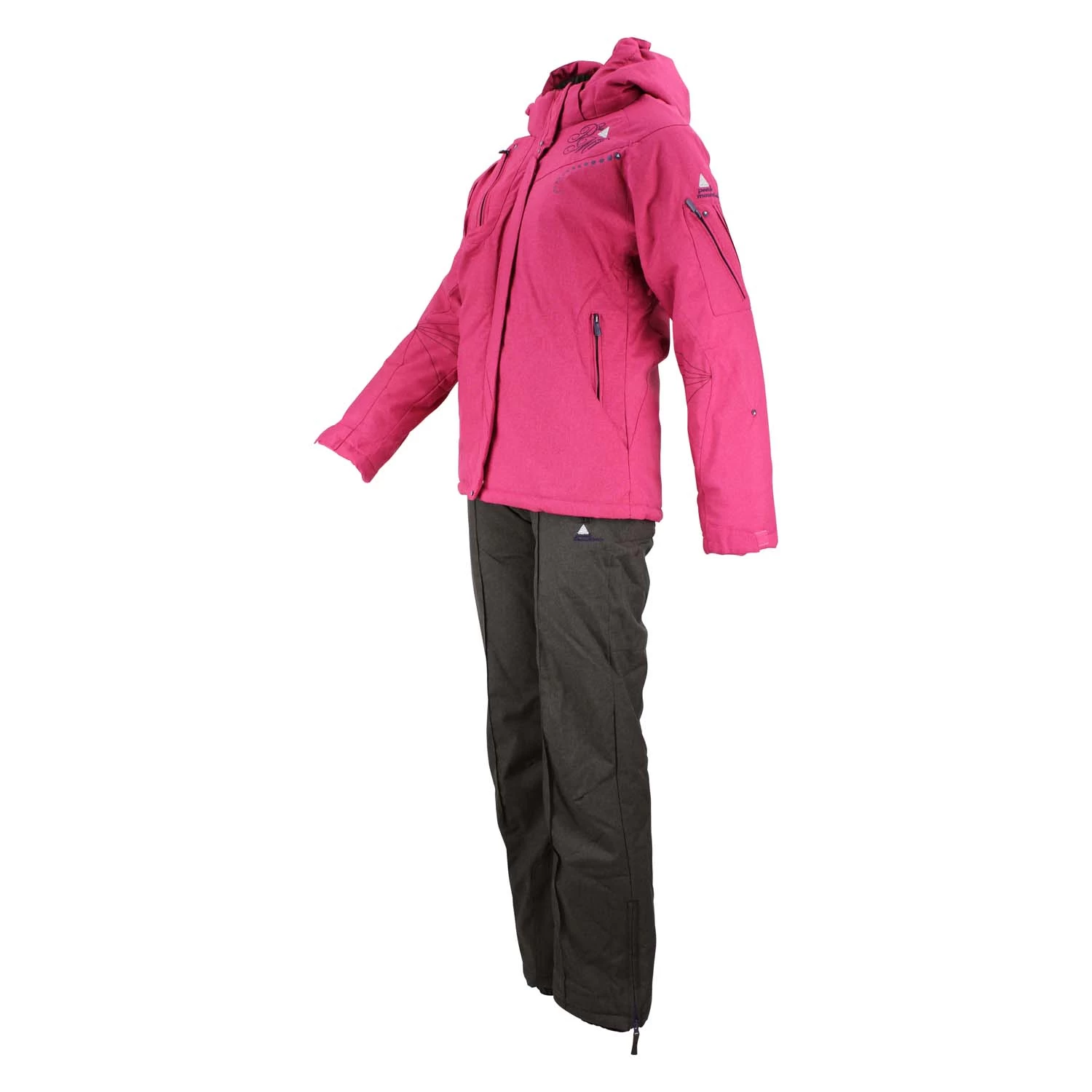 Ensemble De Ski Fille GAZLY Fuchsia/marron 3 Ensemble De Ski Fille GAZLY Fuchsia/marron – Image 3