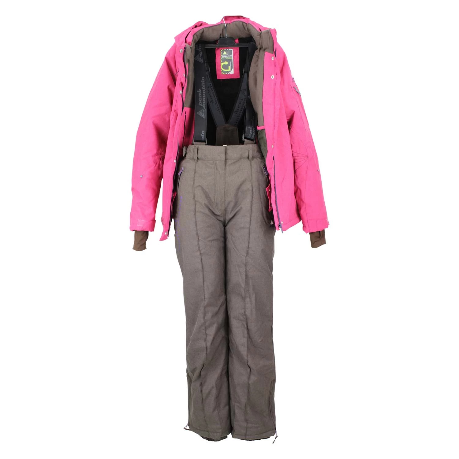Ensemble De Ski Fille GAZLY Fuchsia/marron 4 Ensemble De Ski Fille GAZLY Fuchsia/marron – Image 4