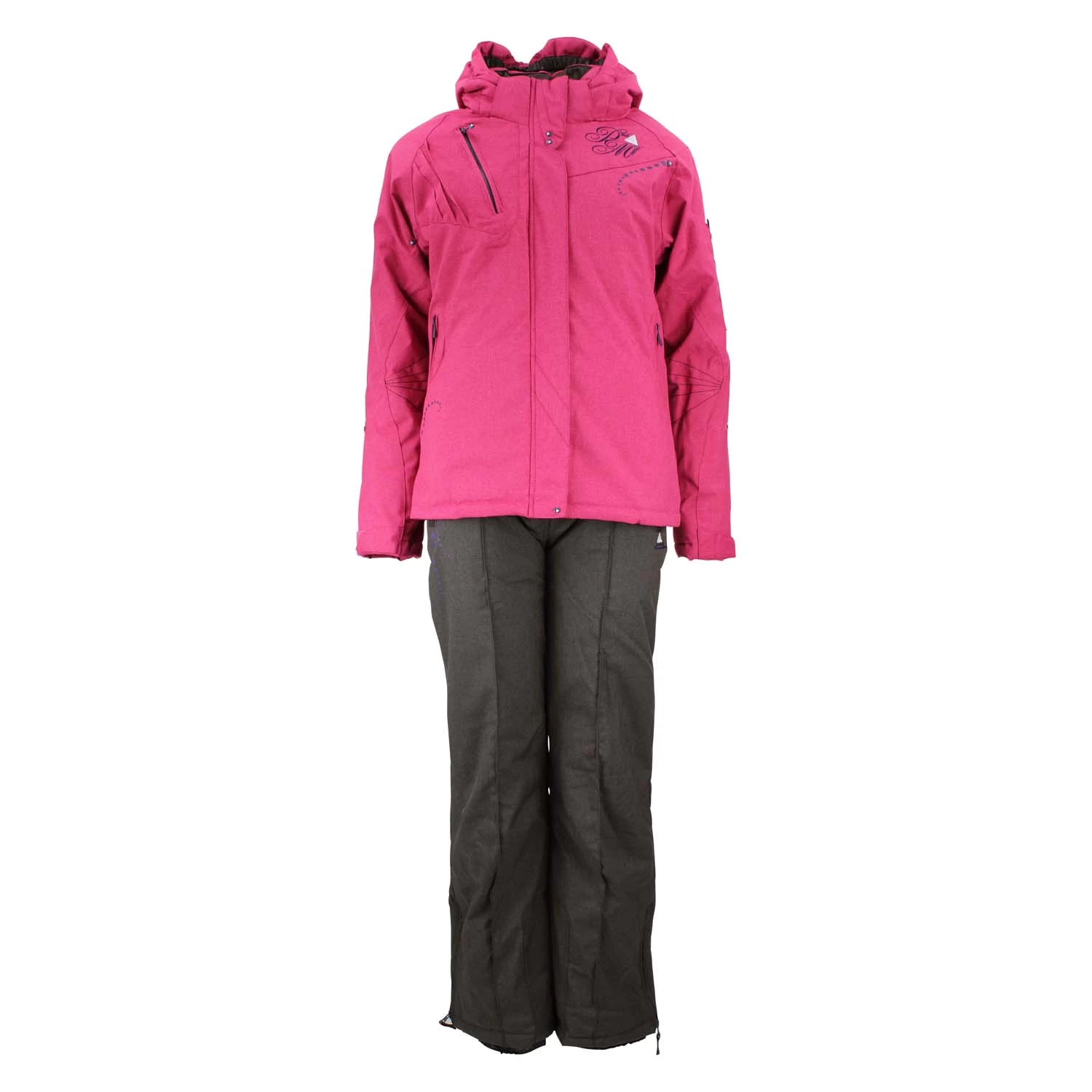 Ensemble De Ski Fille GAZLY Fuchsia/marron 1 Ensemble De Ski Fille GAZLY Fuchsia/marron